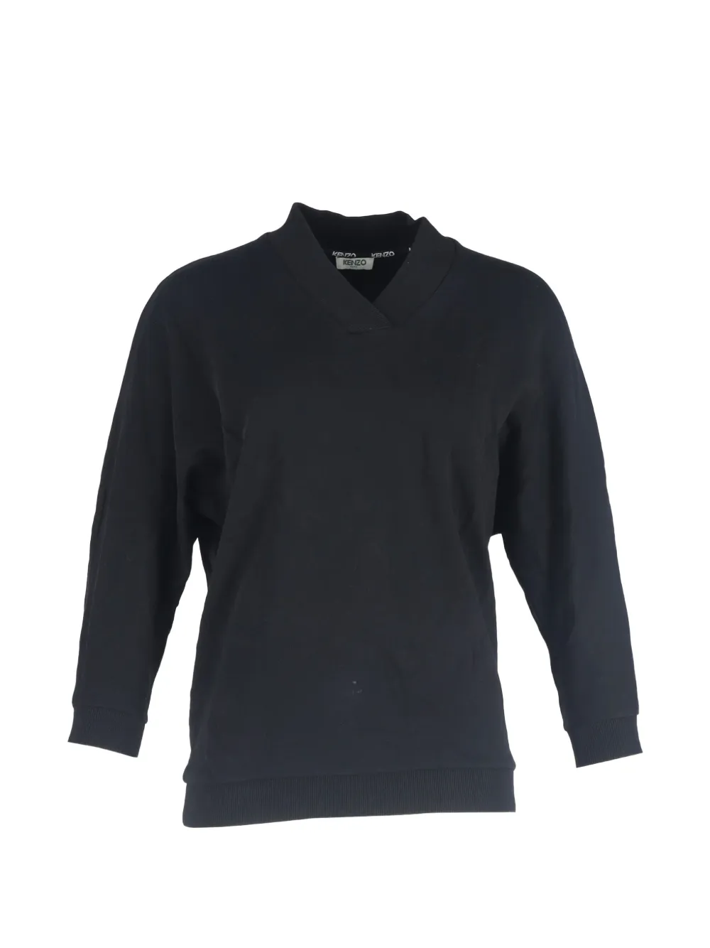 Kenzo Pre-Owned logo V-neck sweater - Nero