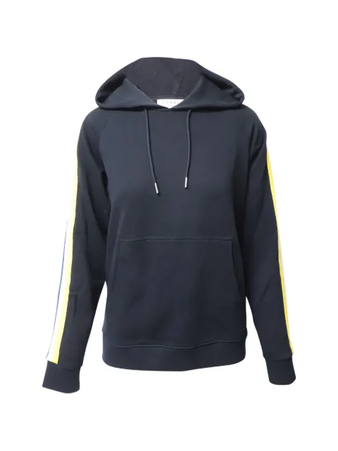 SANDRO striped-sleeve hoodie