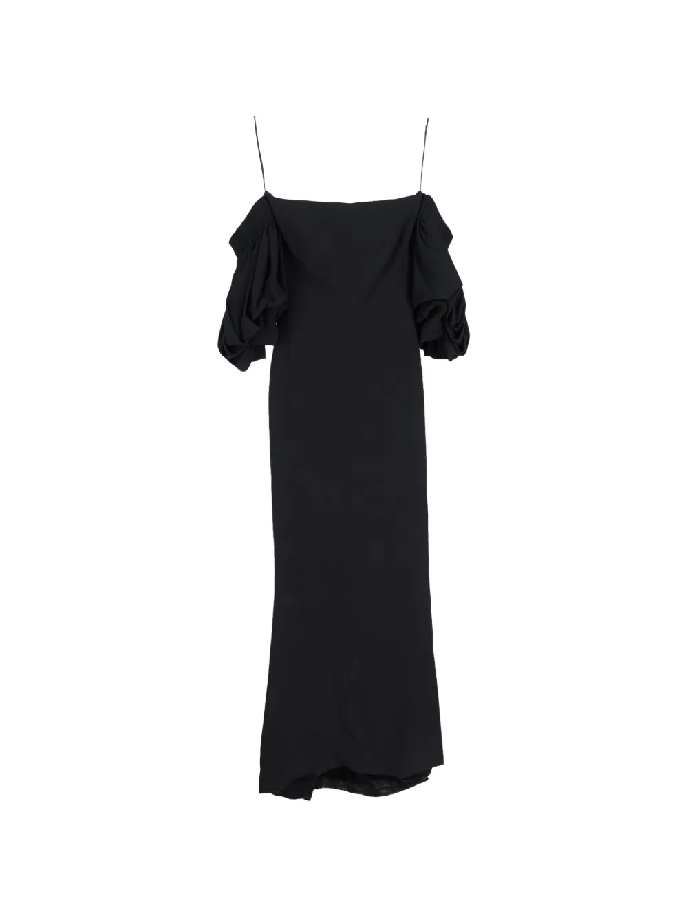 Alexander McQueen Pre-Owned off-shoulder maxi dress - Nero