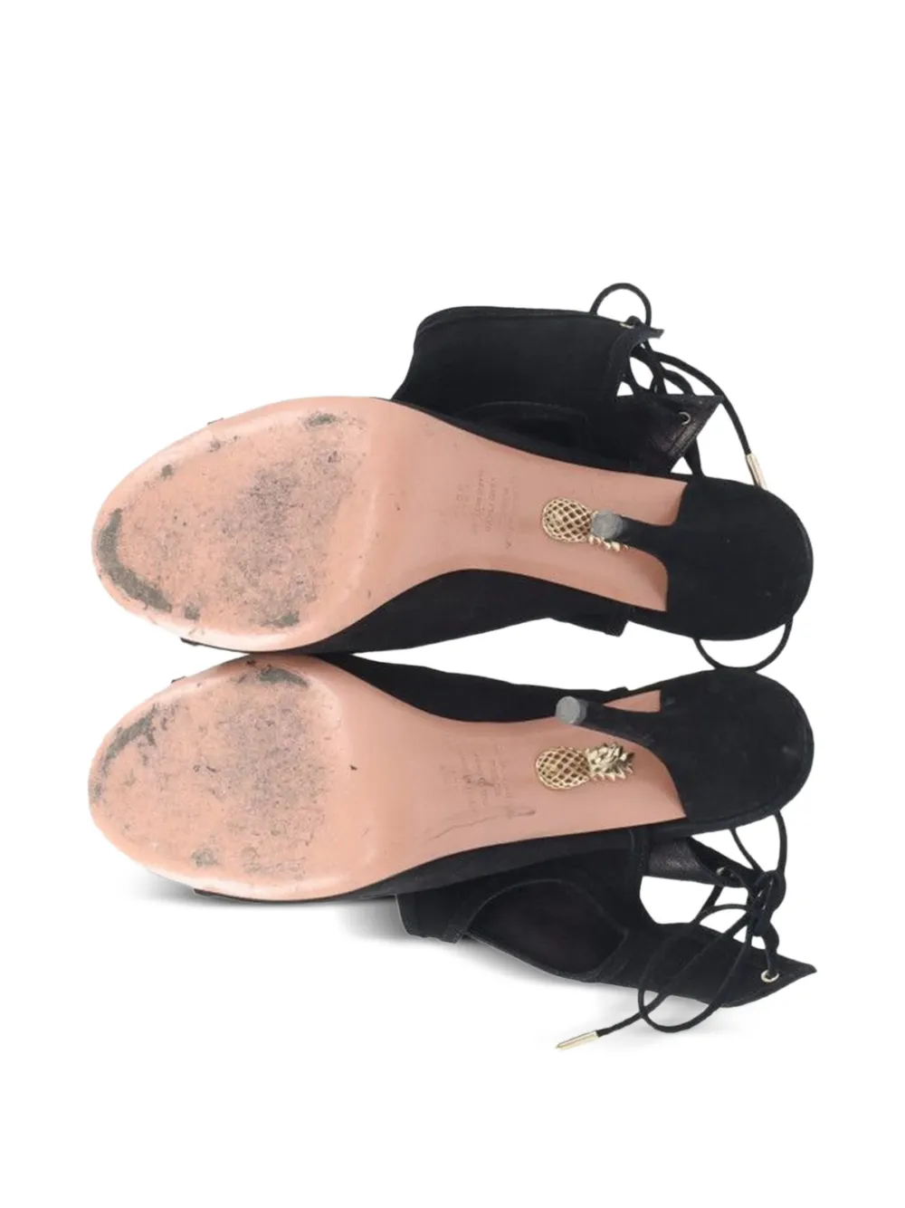Cut-Out Tie Sandals
