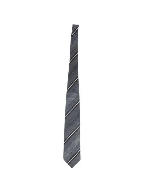 Kenzo Pre-Owned striped silk tie