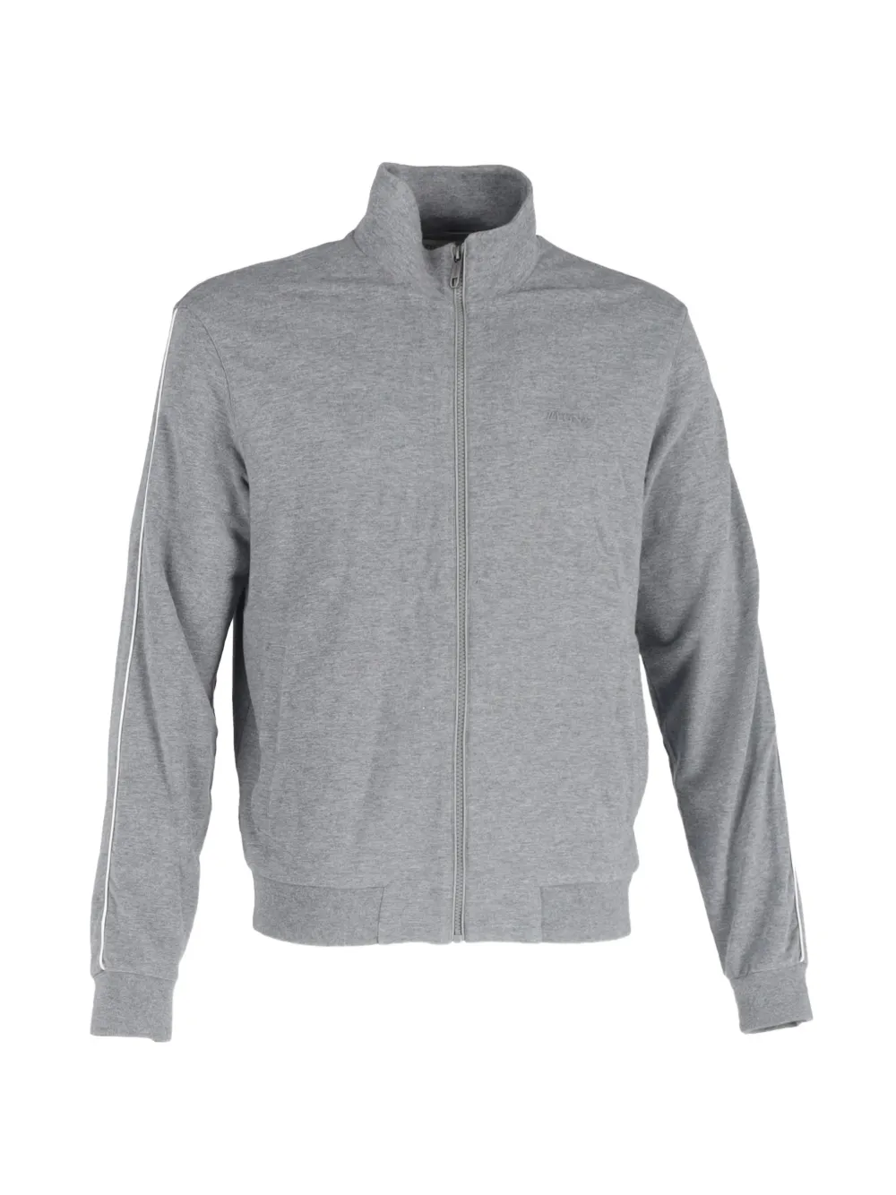 Ermenegildo Zegna Vintage sweat zippé à logo brodé - Gris