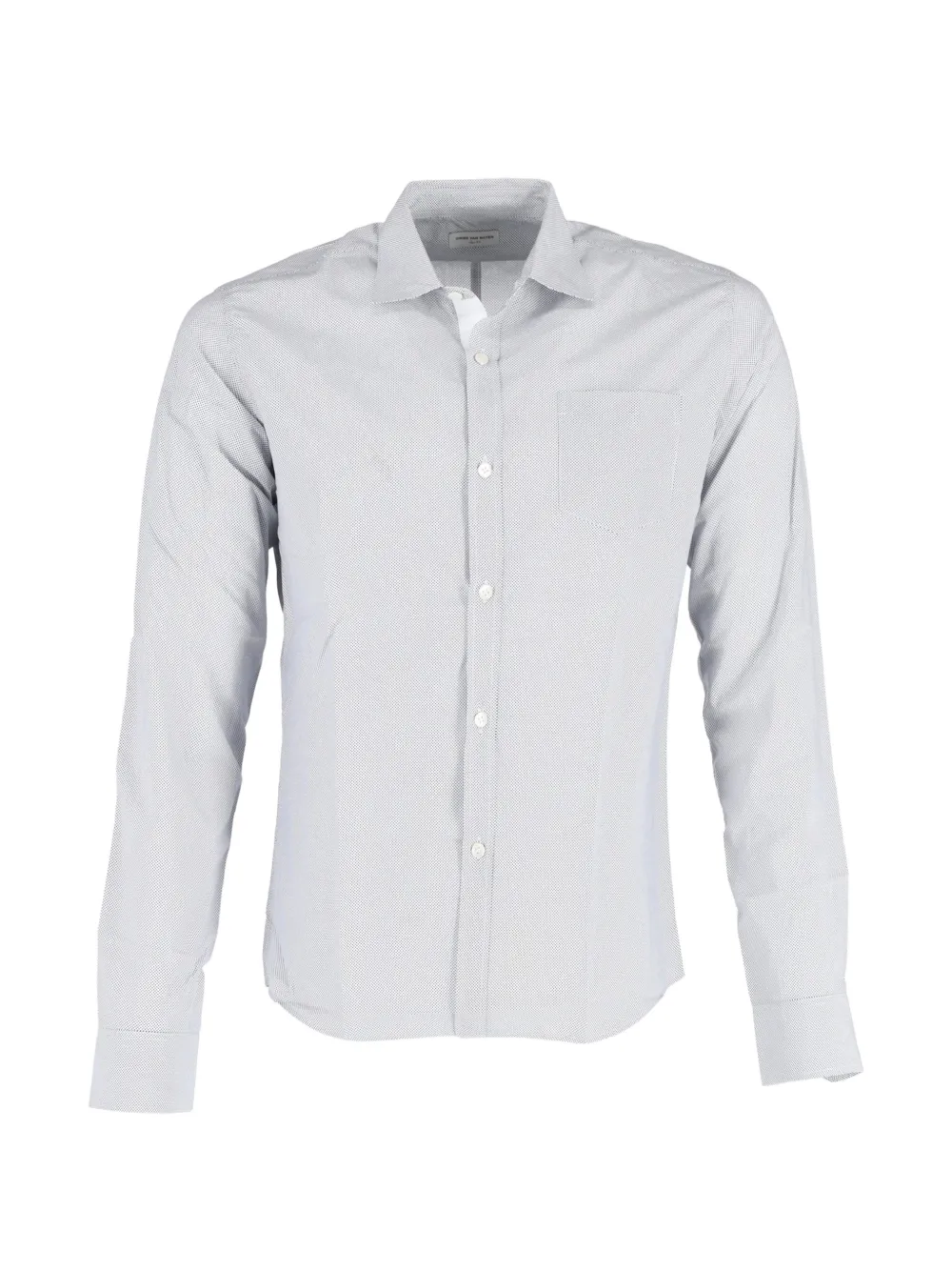 Dries Van Noten Pre-Owned printed cotton shirt - Blu