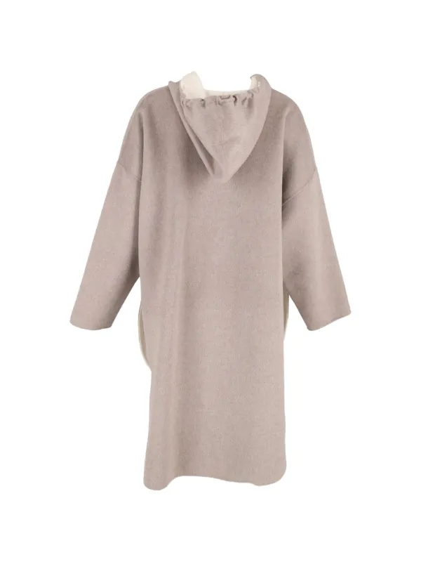 TOTEME Hooded Coat | Neutrals | FARFETCH HK