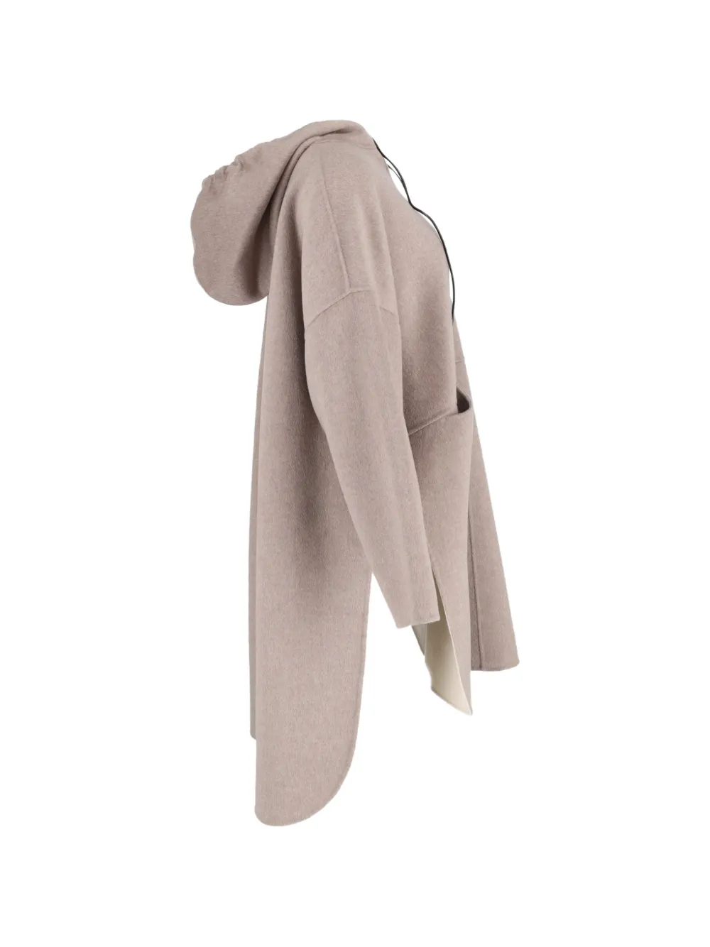 TOTEME Hooded Coat | Neutrals | FARFETCH HK