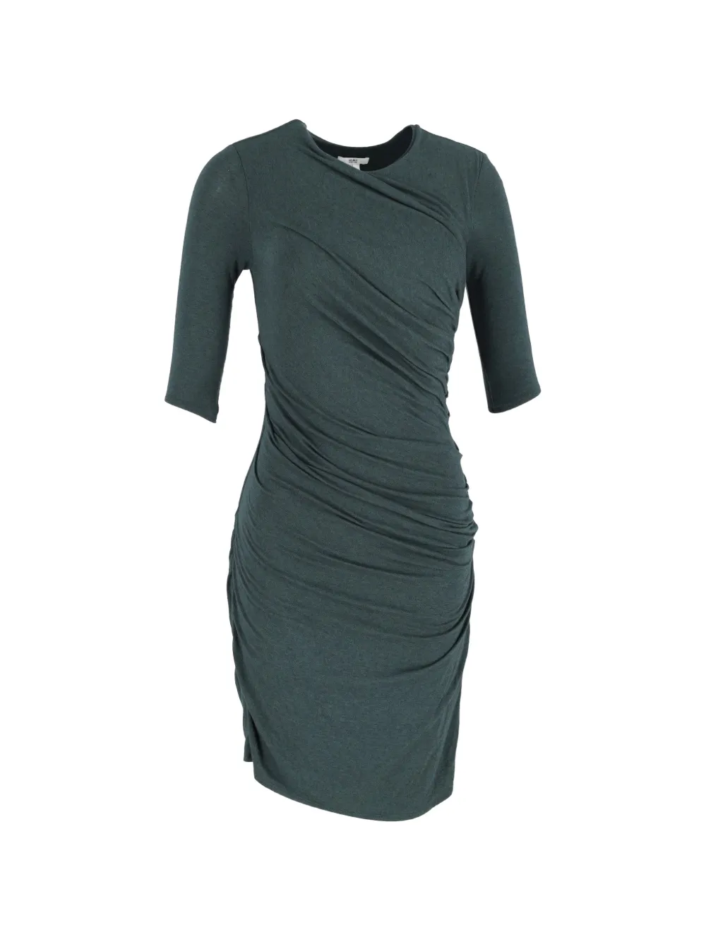 Helmut Lang Pre-Owned gathered bodycon dress - Verde
