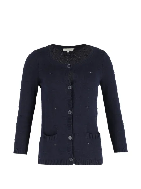 SANDRO studded button cardigan