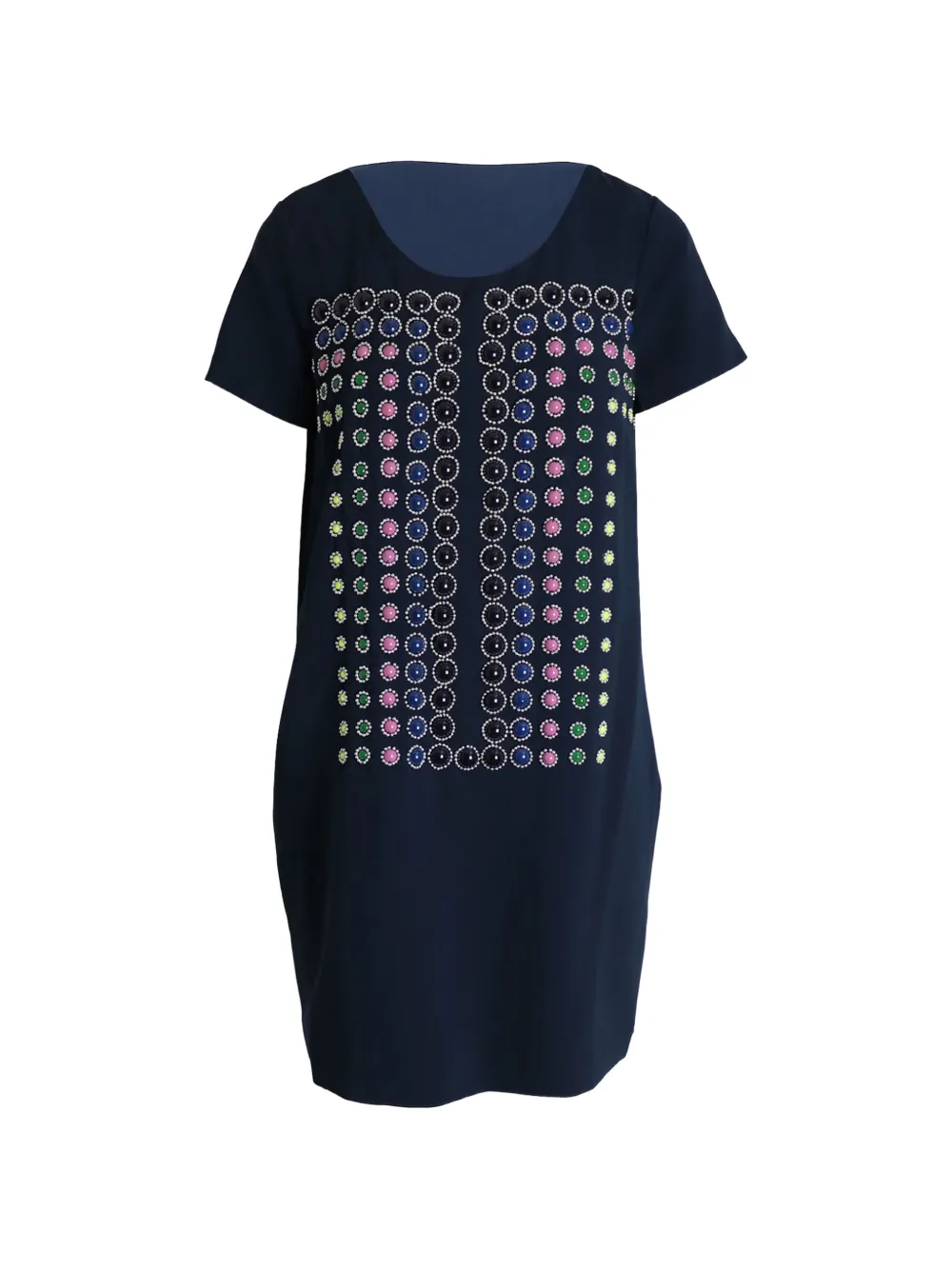Diane Von Furstenberg Vintage Owen beaded shift dress - Blu