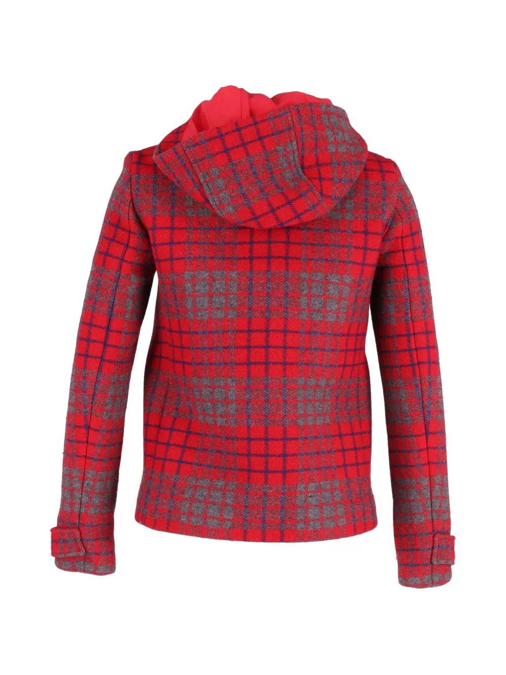 Hooded Checkered Jacket