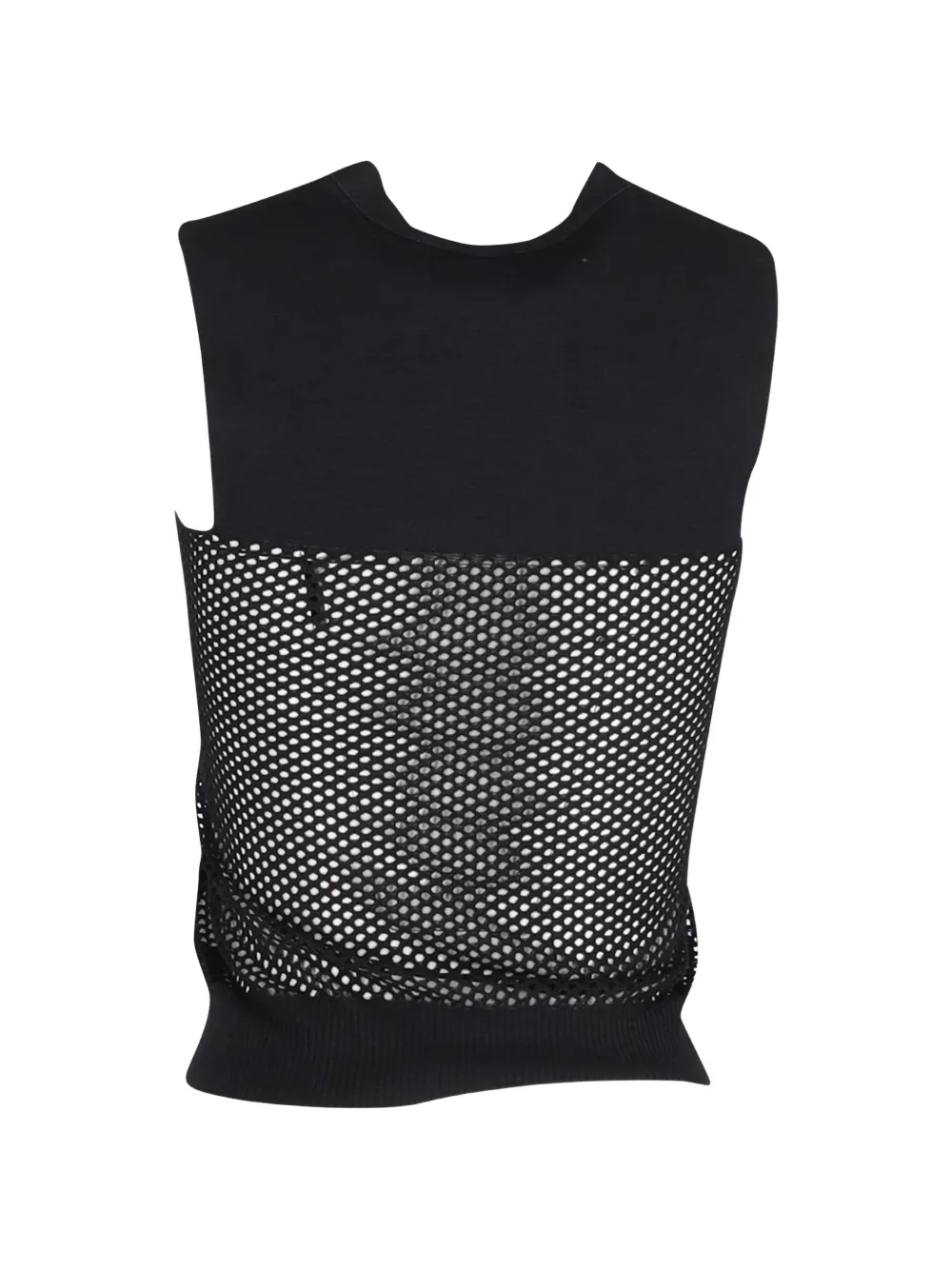 Lanvin Pre-Owned mesh tank top - Nero