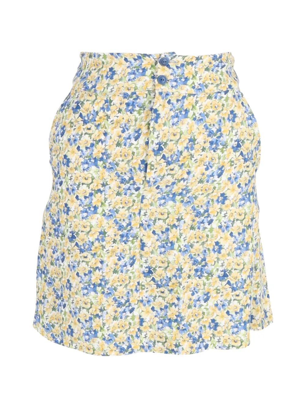 A.P.C. floral-print skirt - Giallo