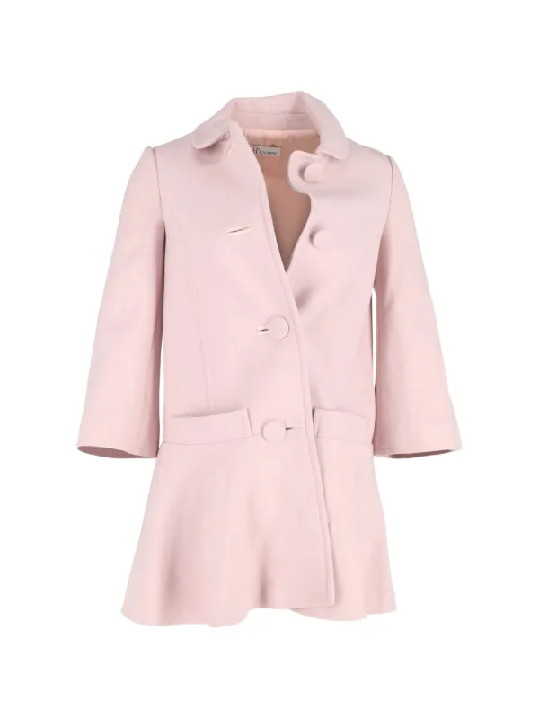 Red Valentino Vintage フレアヘム コート | ピンク | FARFETCH JP