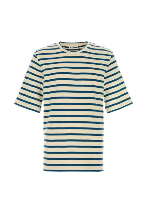 Jil Sander striped-pattern T-shirt