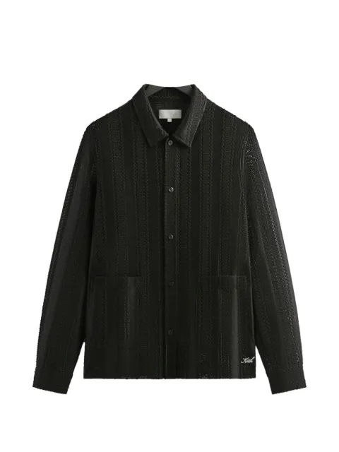 KITH ladder lace collared shirt jacket