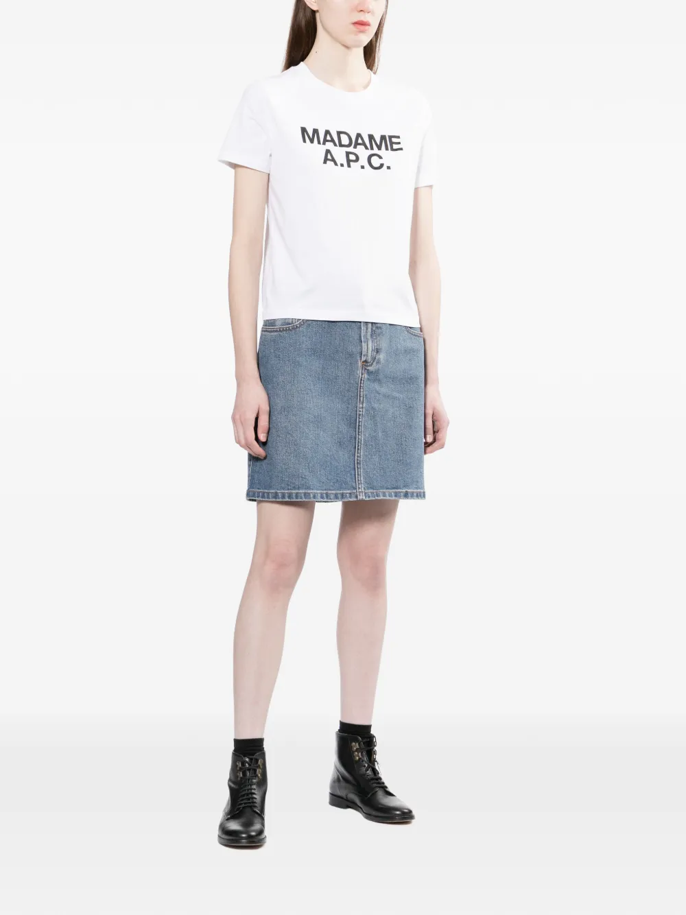  A.p.c. Camiseta Madame - Blanco 