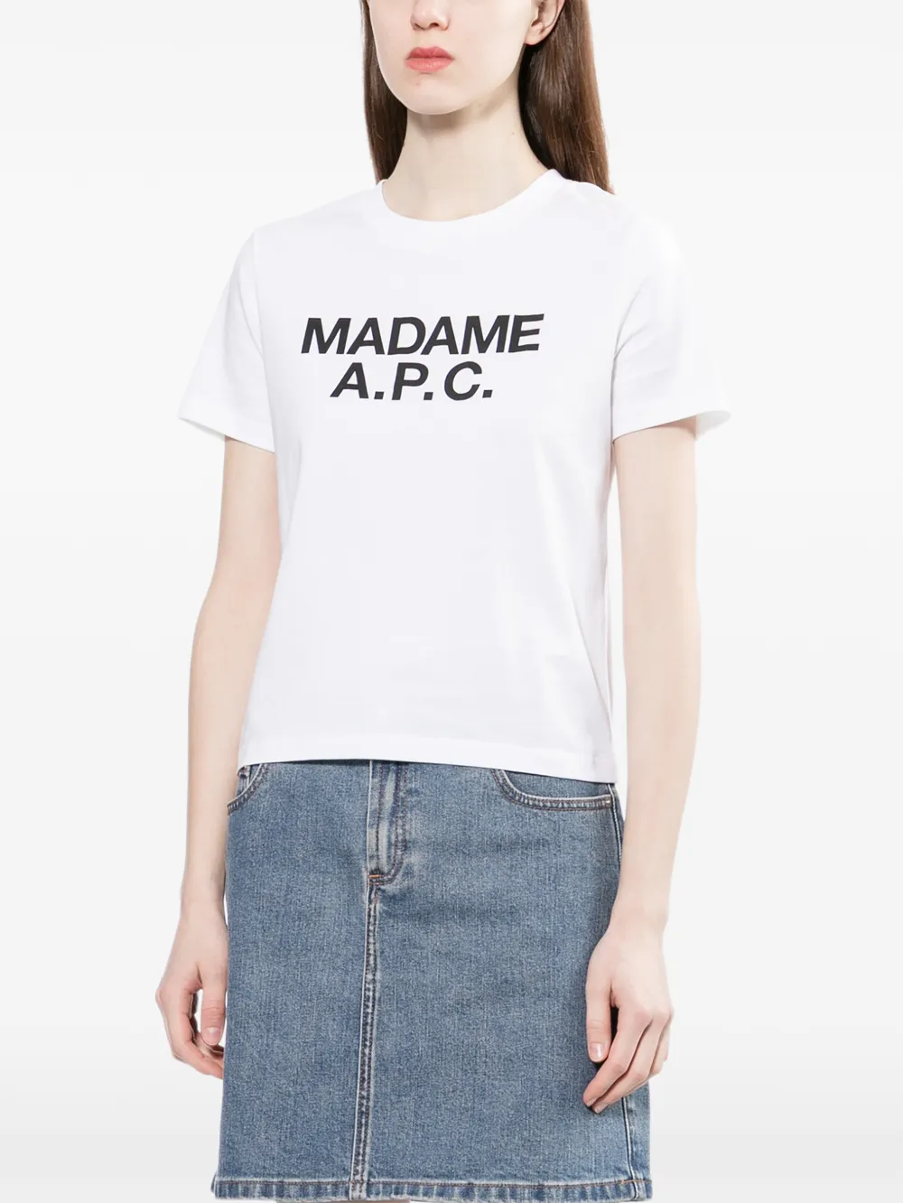 A.p.c. Camiseta Madame - Blanco 