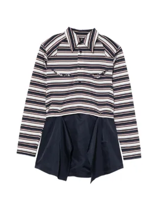 Toga Pulla Cotton Jersey Polo Top | Neutrals | FARFETCH