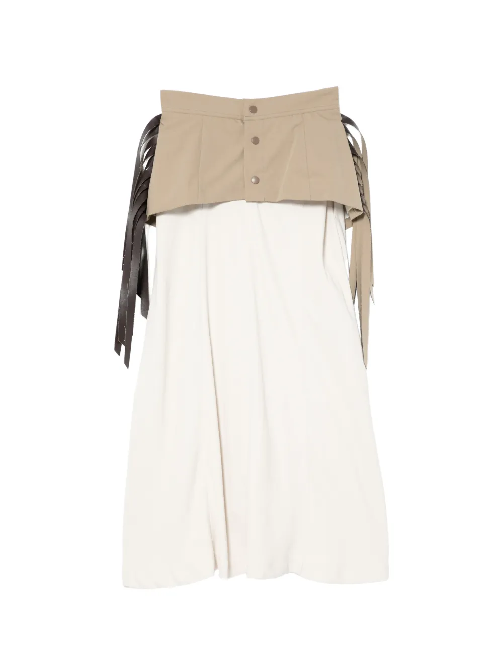 Toga Pulla Gonna con frange - Toni neutri