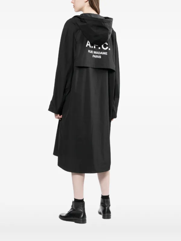A.P.C. Kim Parka Coat | Black | FARFETCH ID