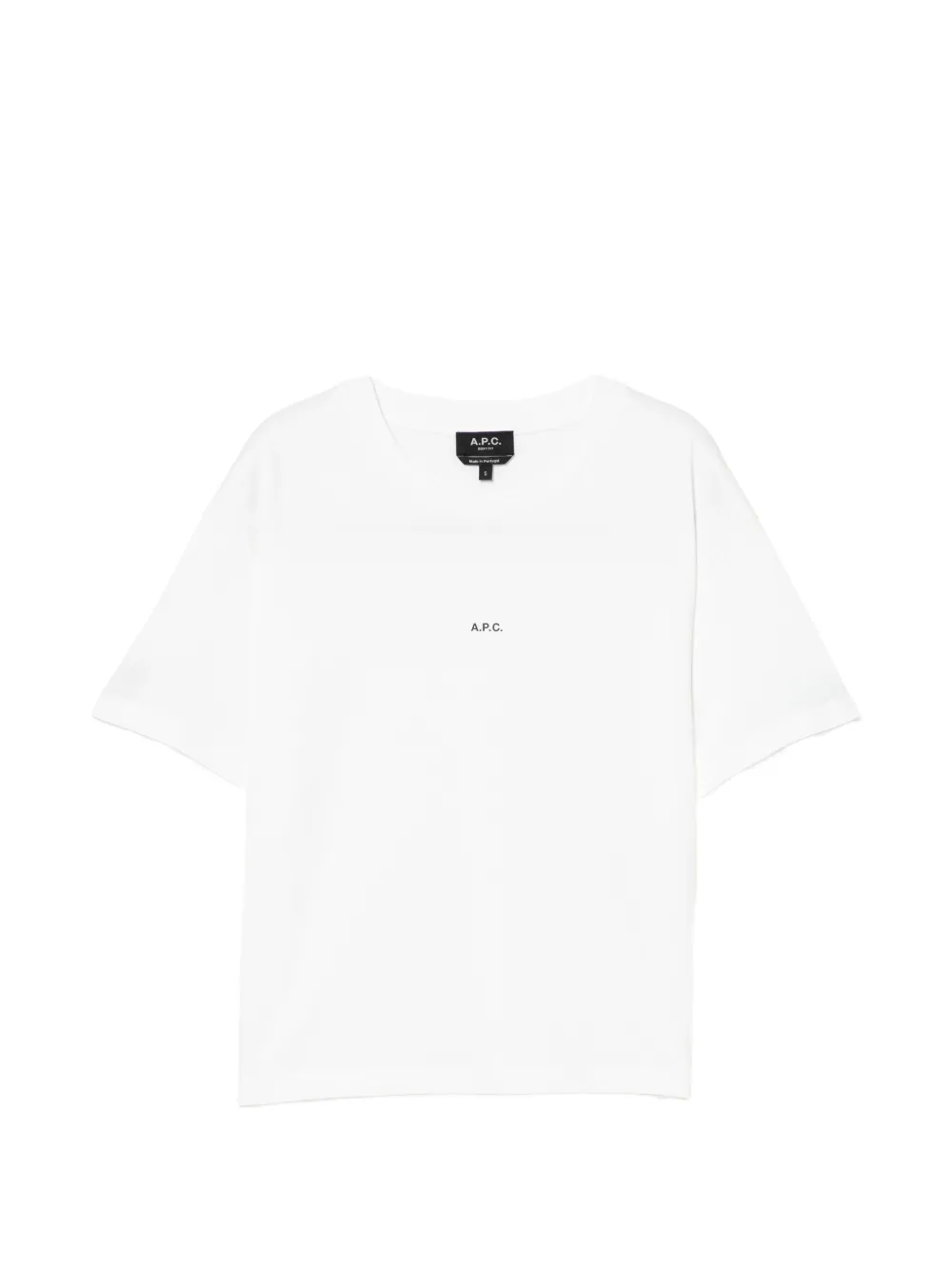 A.P.C. T-shirt con logo - Bianco