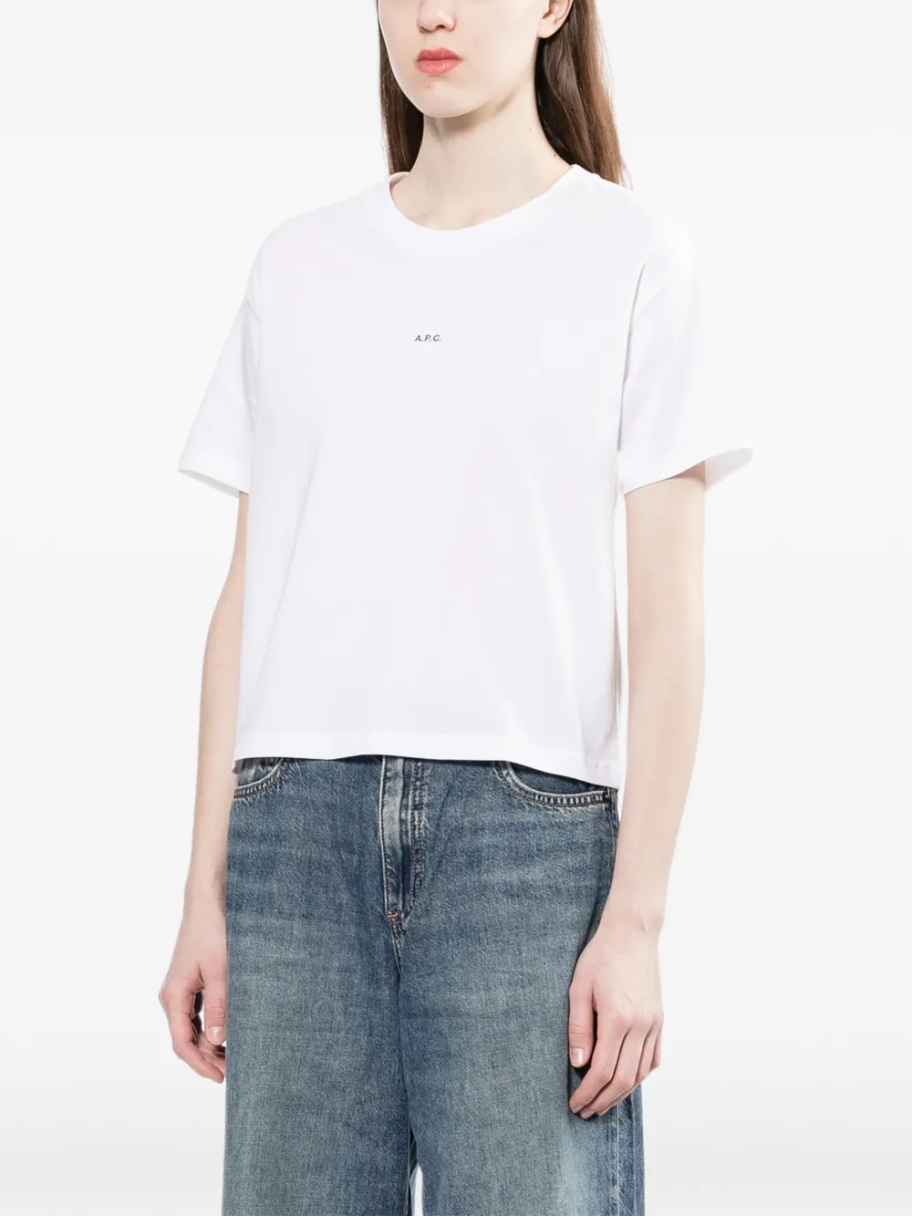 A.p.c. Logo-print T-shirt - White 