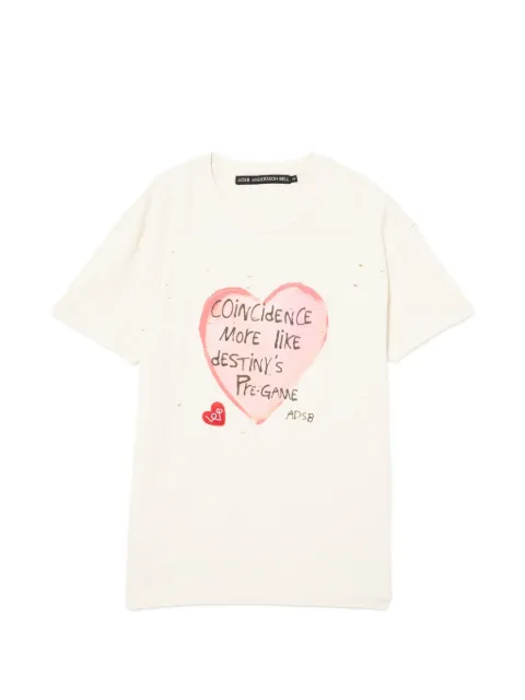 Andersson Bell heart message T-shirt