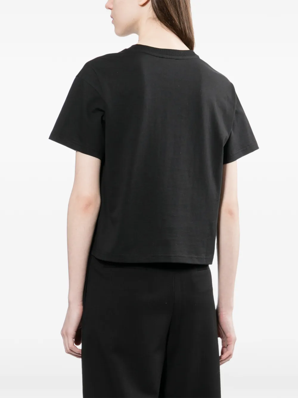 A.P.C. T-shirt met logoprint Zwart
