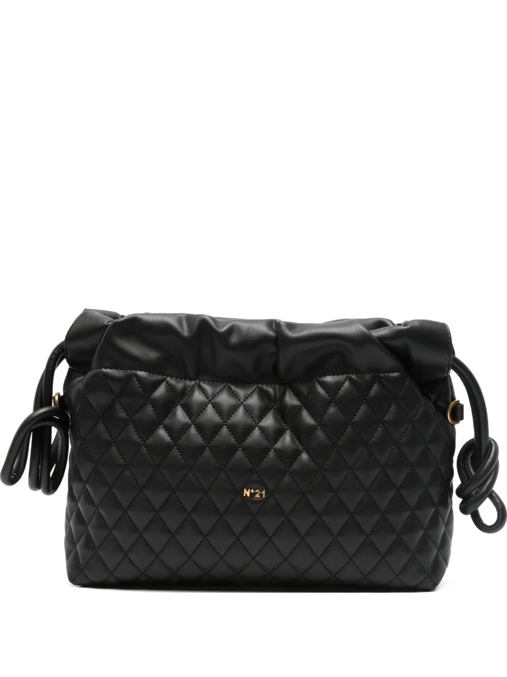Nº21 Eva quilted shoulder bag - Nero