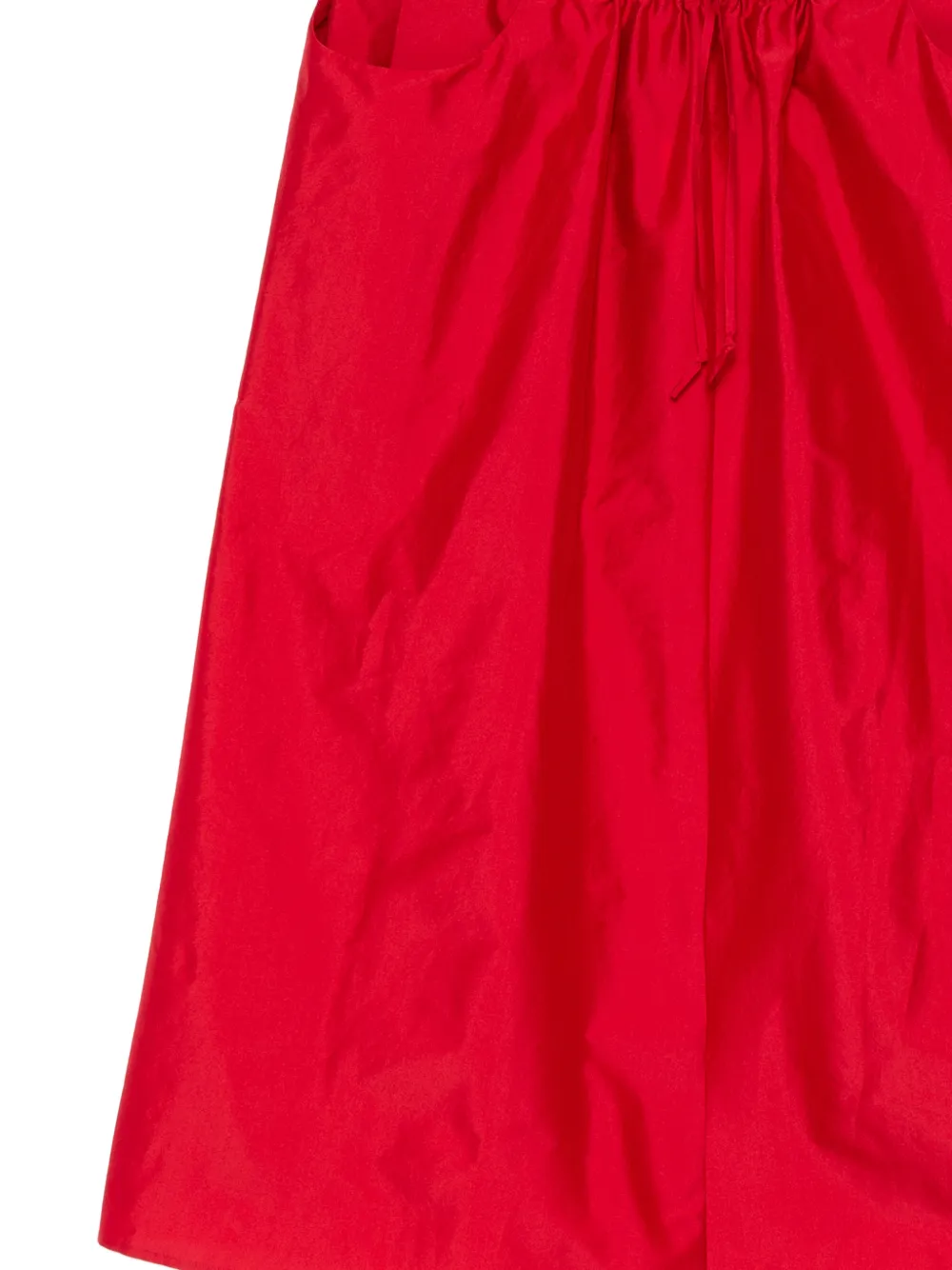 Drawstring A-Line Skirt