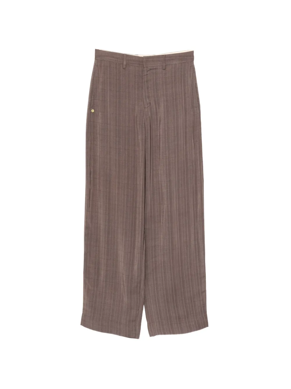 SAMUEL GUÌ YANG button straight-leg trousers