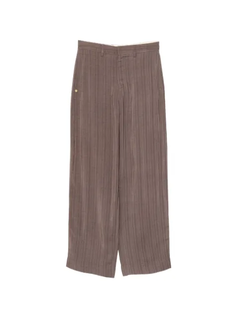 SAMUEL GUÌ YANG button straight-leg trousers