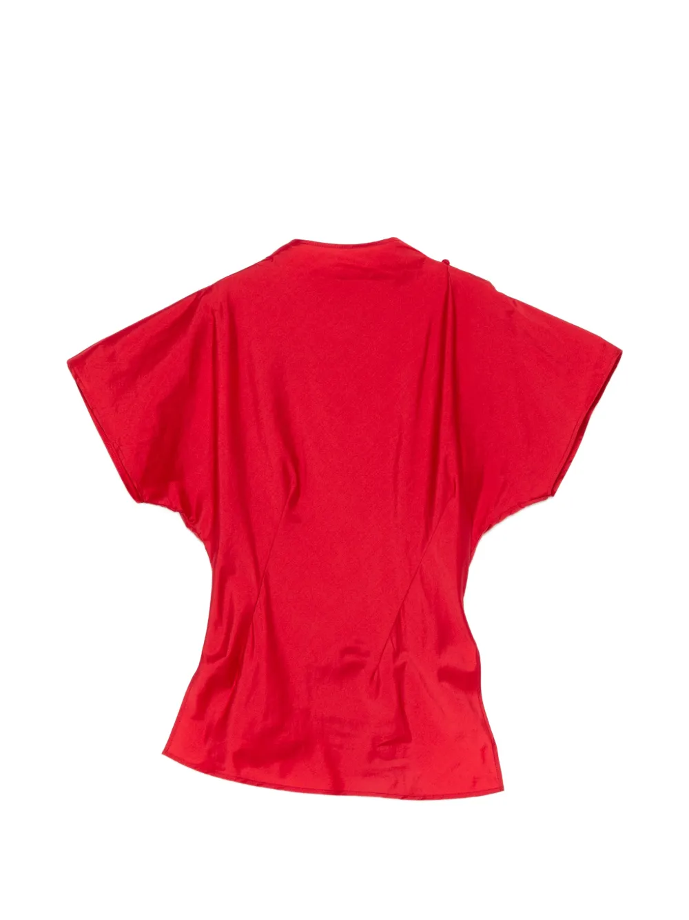 Samuel Guì Yang Draped Top - Red 