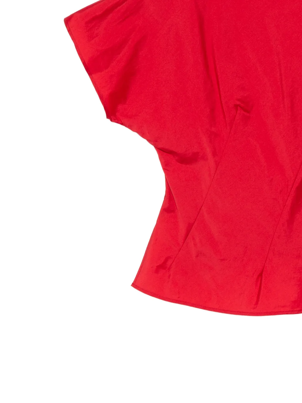  Samuel Guì Yang Draped Top - Red 