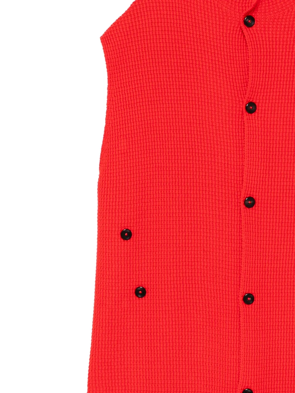  Samuel Guì Yang Buttoned Knitted Top - Red 
