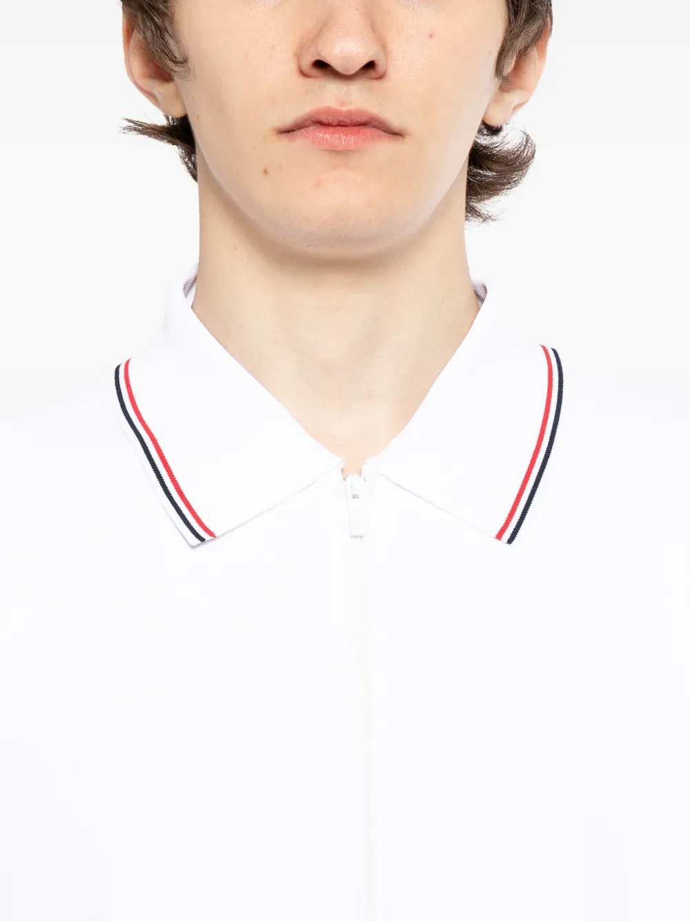 Thom Browne Gestreept poloshirt Wit