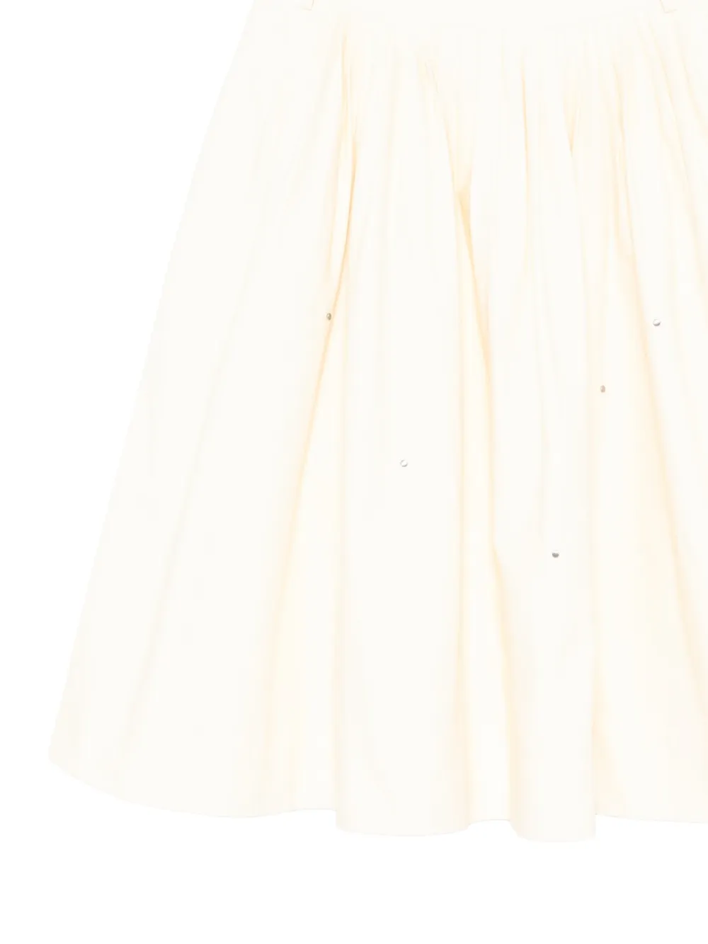  Samuel Guì Yang A-line Denim Skirt - Neutrals 