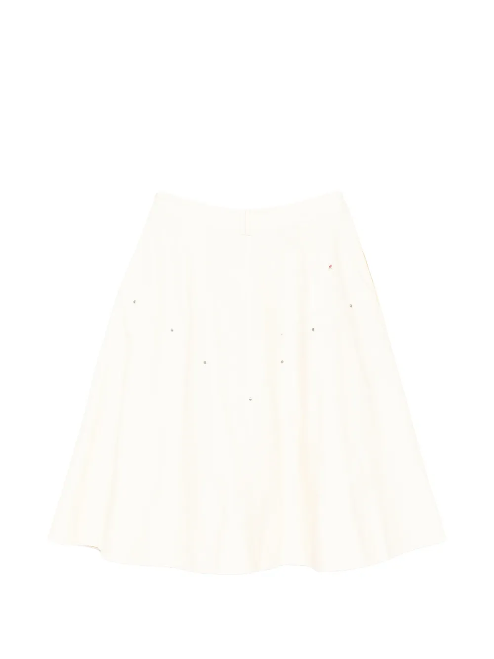  Samuel Guì Yang A-line Denim Skirt - Neutrals 