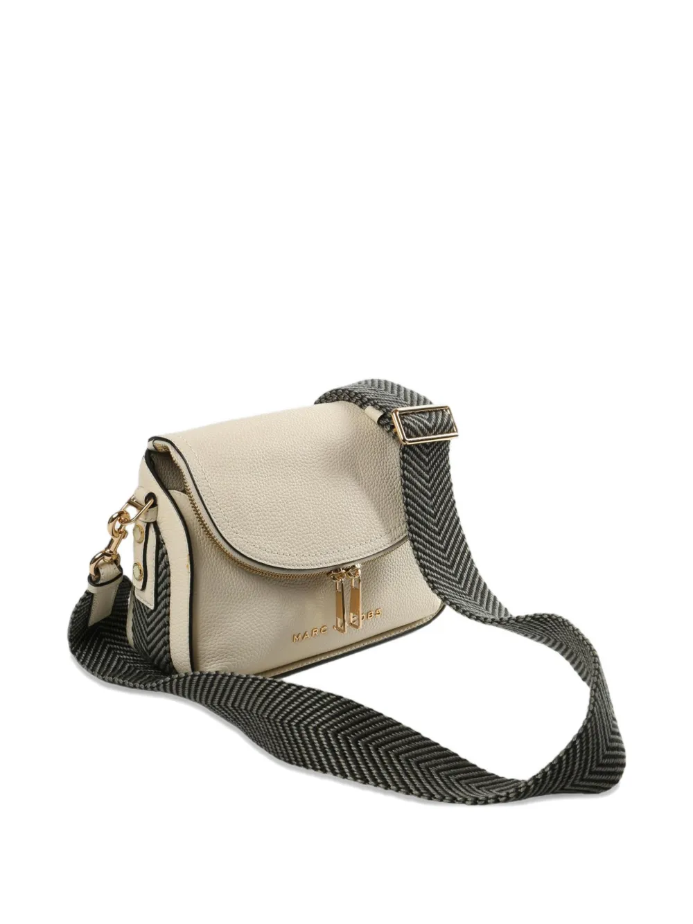 Marc Jacobs Zip Crossbody Bag In Neutral
