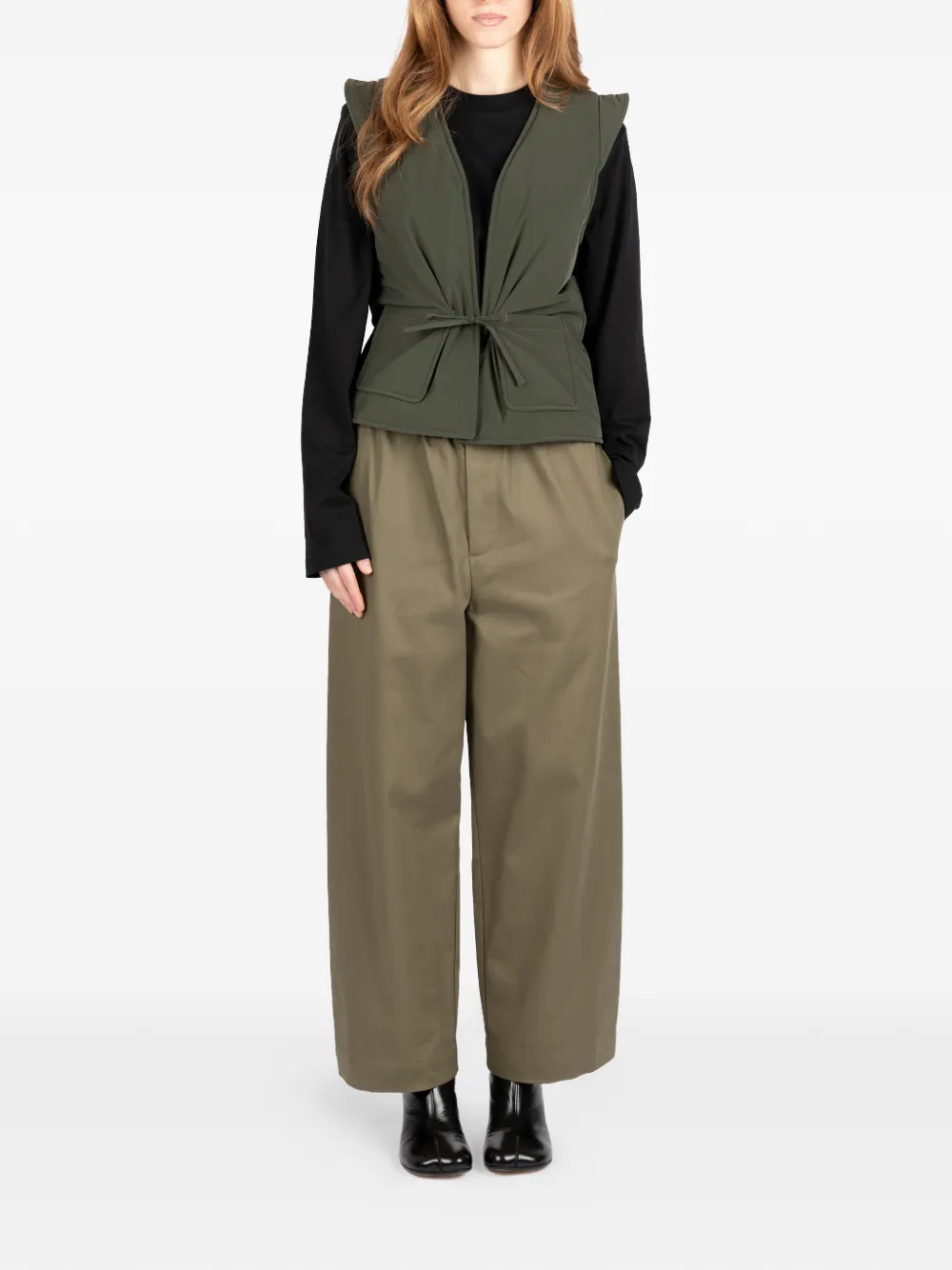 Société Anonyme Broek met tailleband Groen