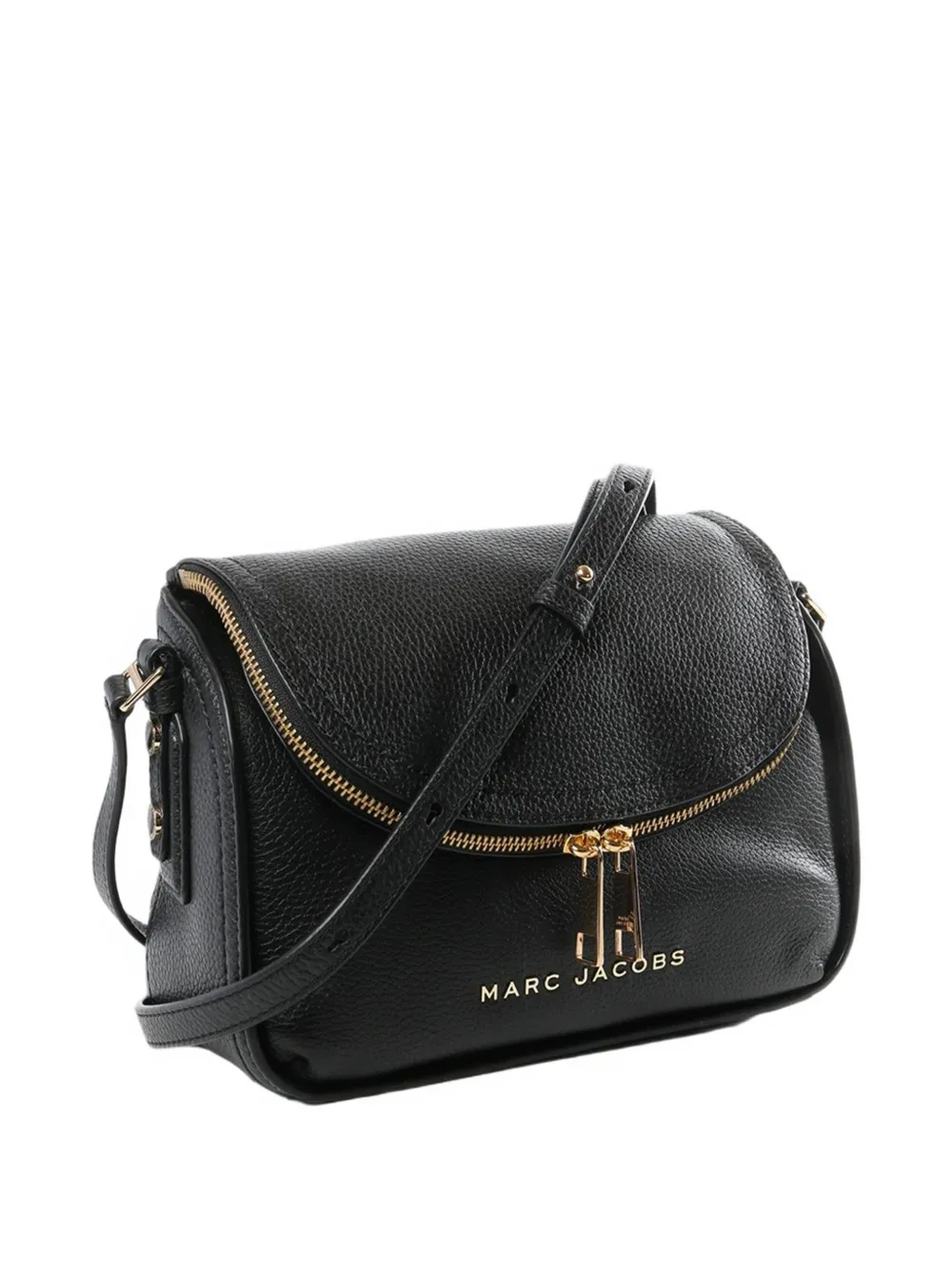 Marc Jacobs Zip Cross Body Bag In Black