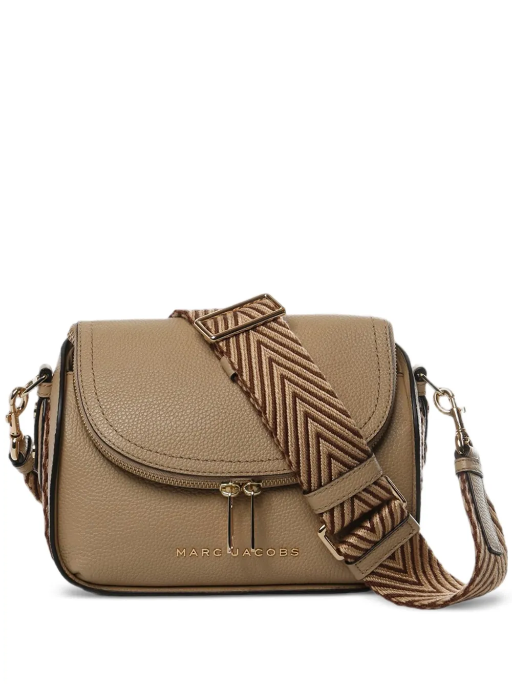 Marc Jacobs zip leather cross body bag - Toni neutri