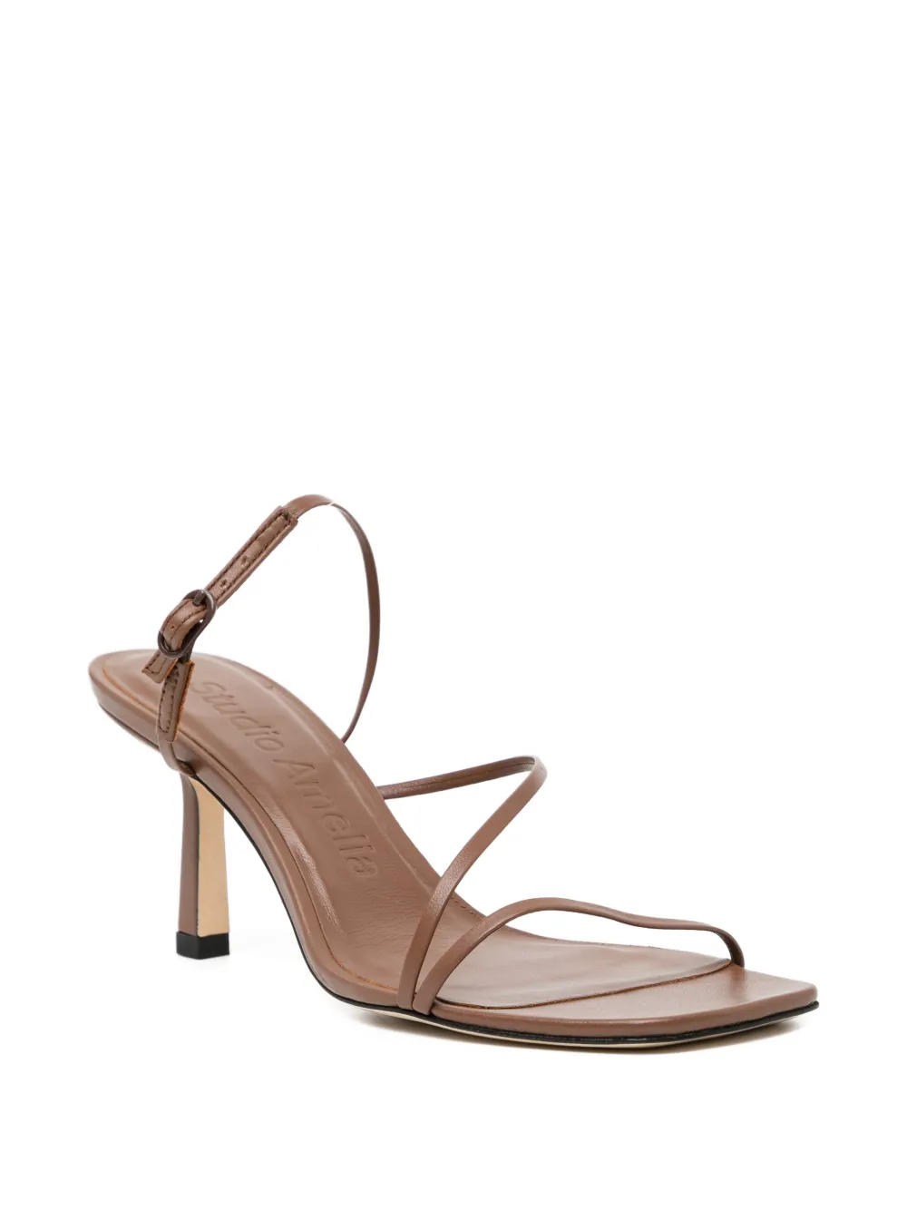 Studio Amelia 70mm cross-front sandals Bruin