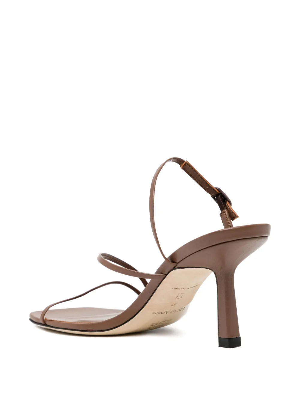 Studio Amelia 70mm cross-front sandals Bruin