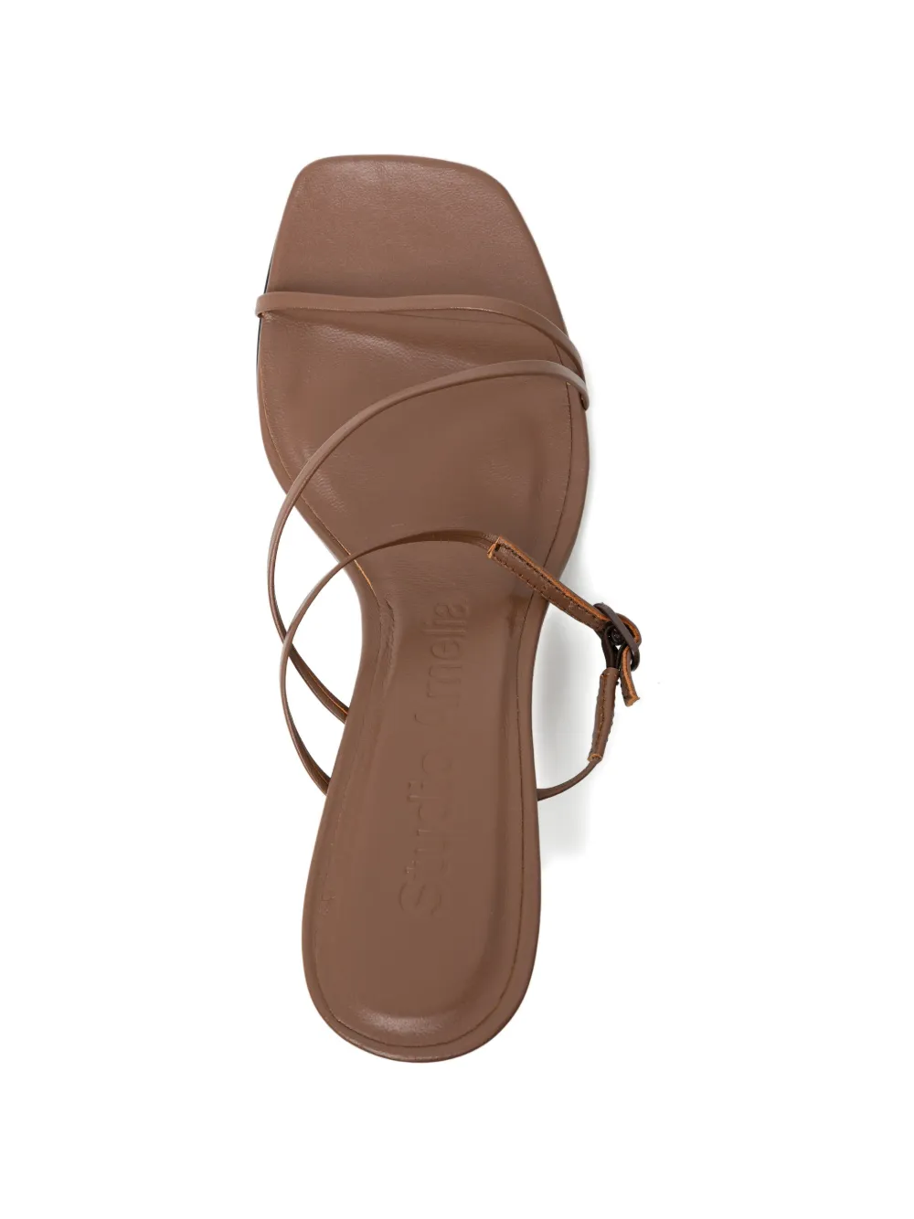 Studio Amelia 70mm cross-front sandals Bruin