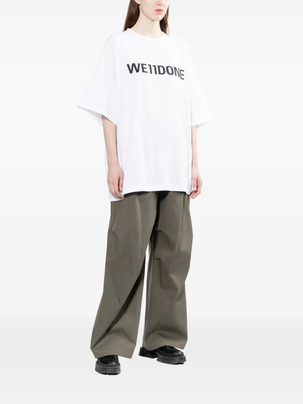  We11done Logo T-shirt - White 