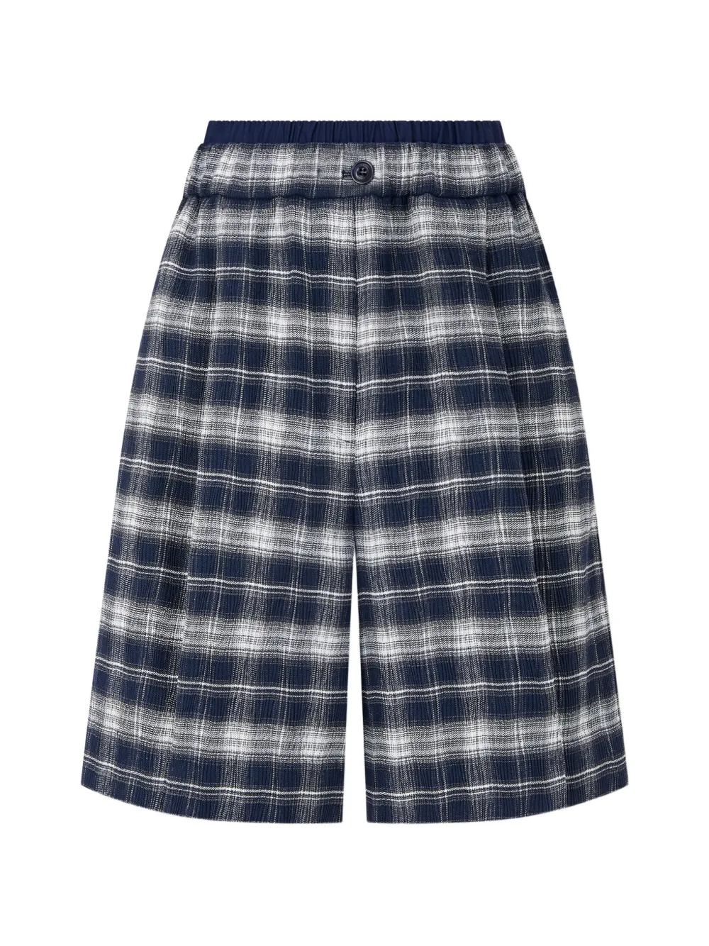 TOMBOY check-pattern shorts - Blau