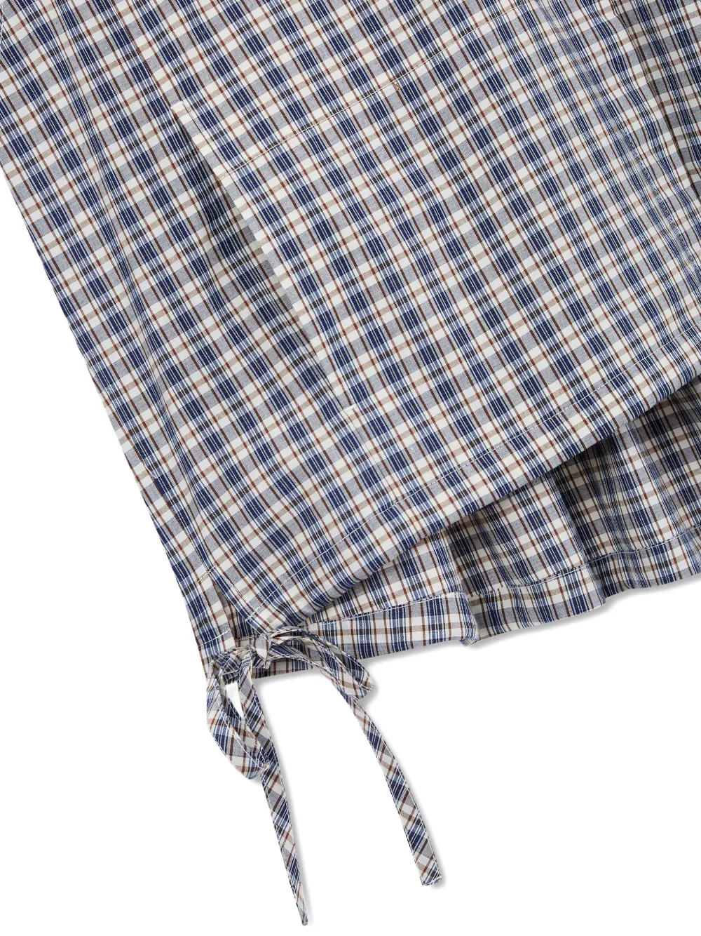 TOMBOY Geruit blouse Blauw