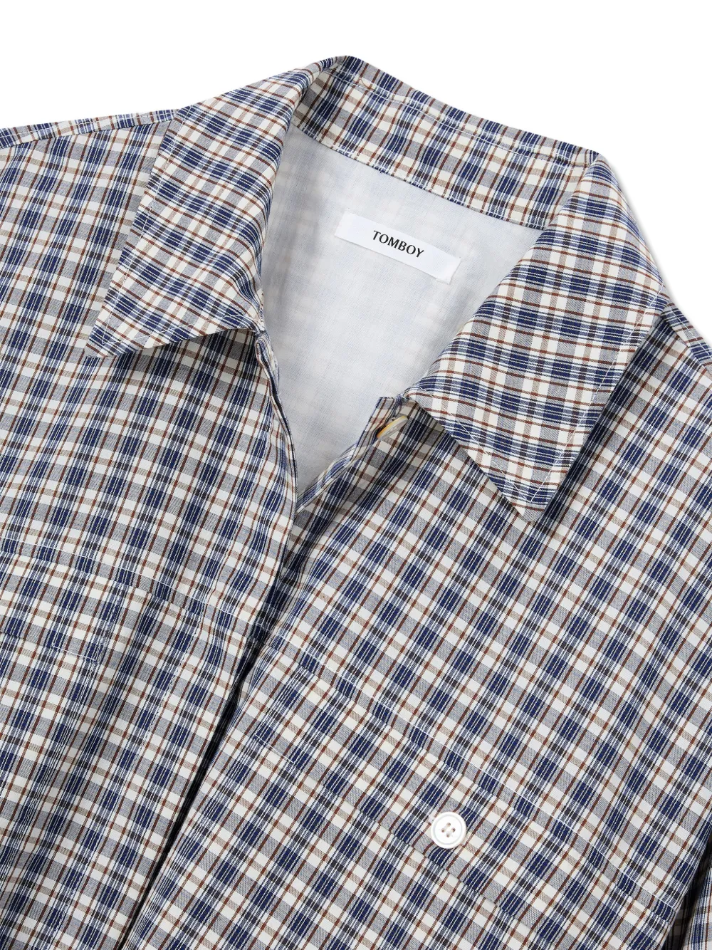 TOMBOY Geruit blouse Blauw