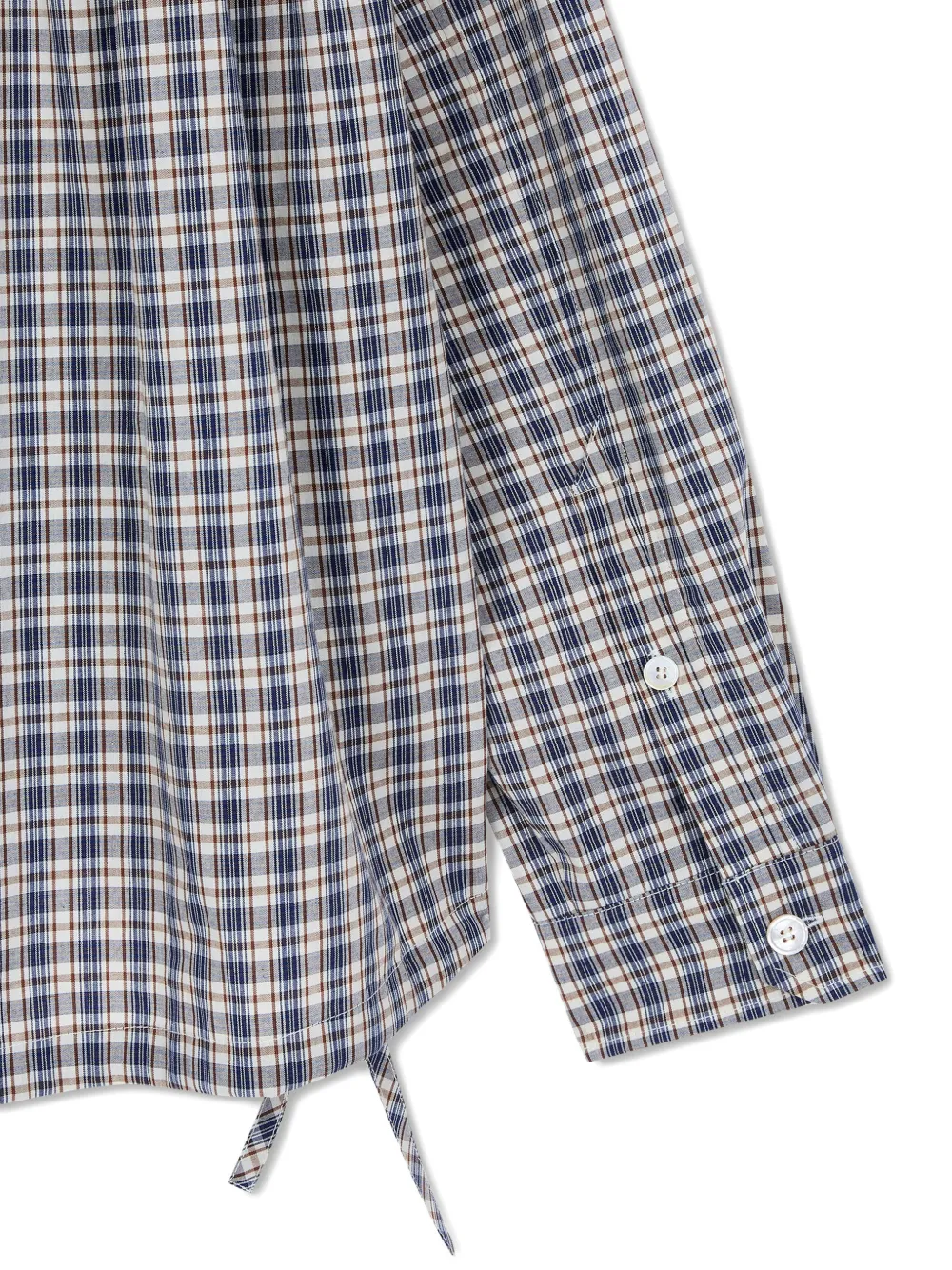 TOMBOY Geruit blouse Blauw