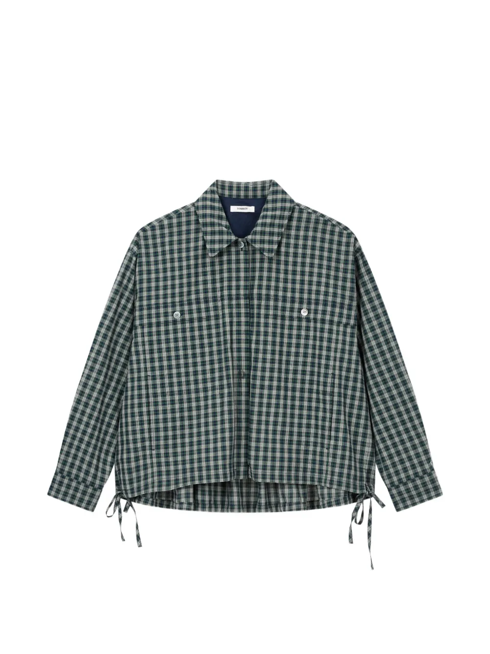 TOMBOY check-pattern shirt - Grün